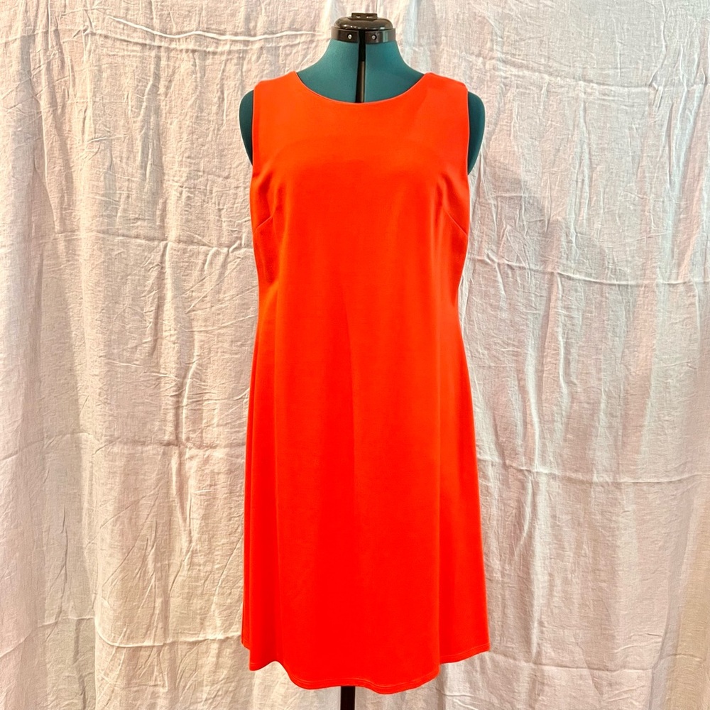 Jude Connally Orange Sheath Mini Dress